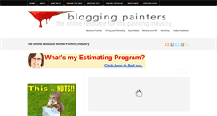 Desktop Screenshot of bloggingpainters.com